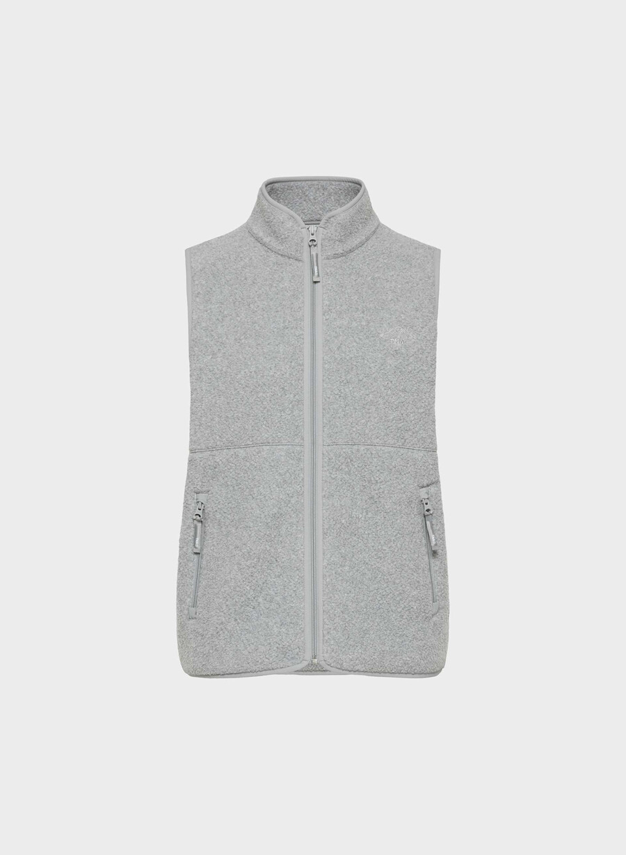 gilet a collo alto polartec thermal pro heather athletic gre