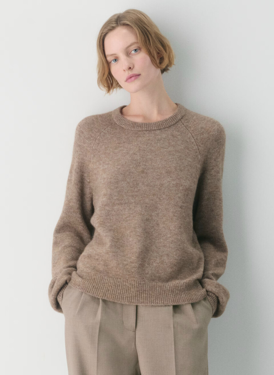 maglione sonder heather nomad taupe