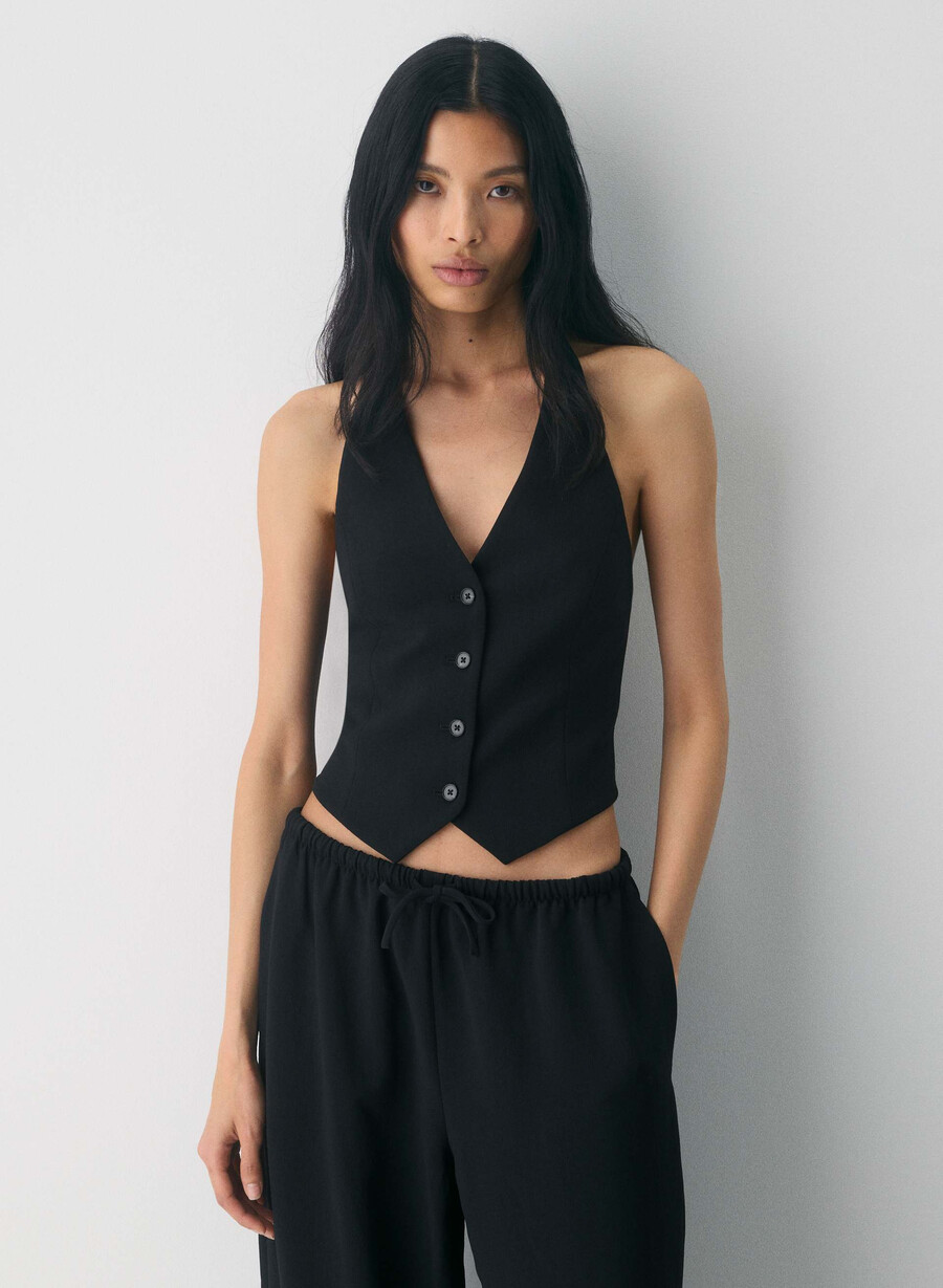 vito vest - crepette nero
