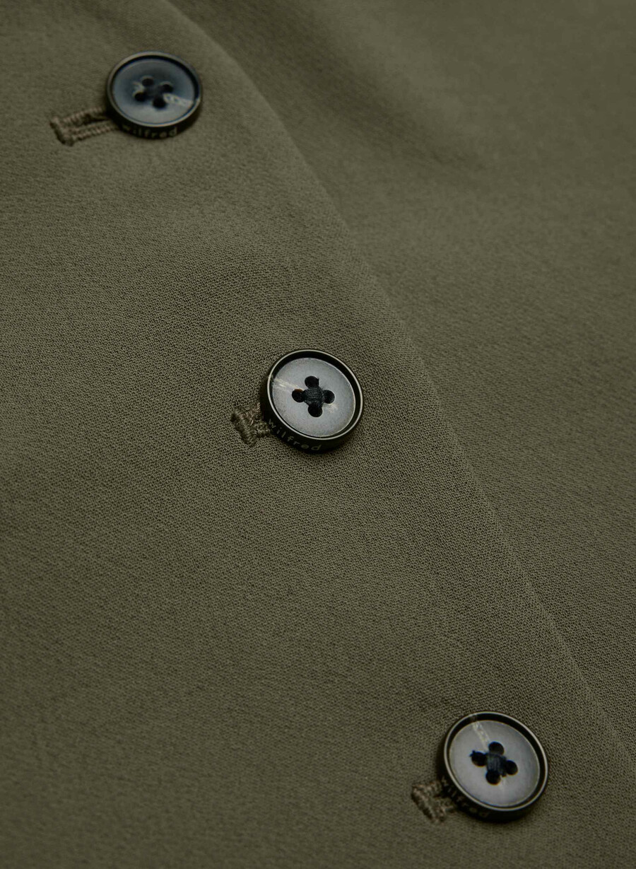 gilet vito - crepette oliva scura