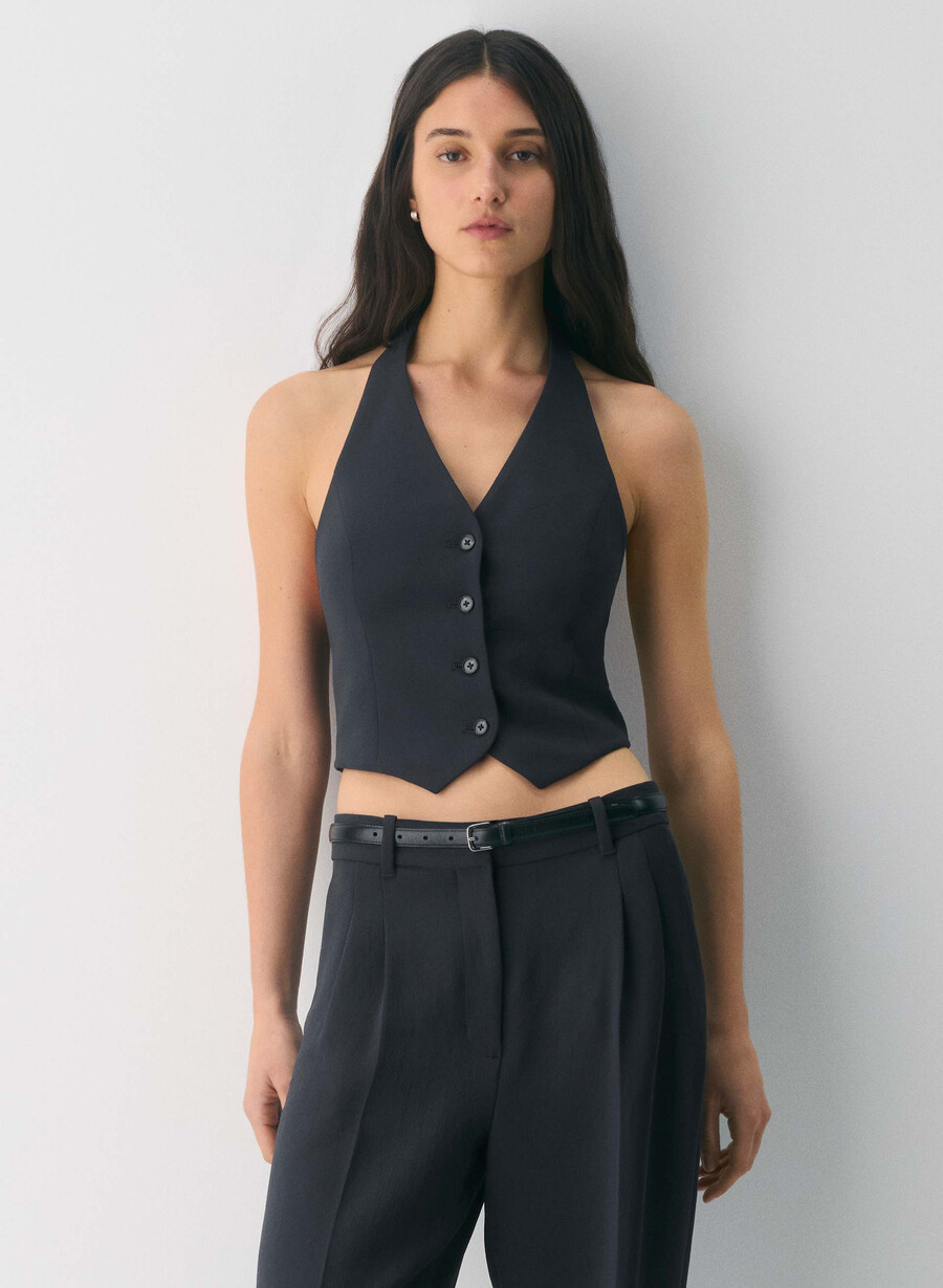 gilet vito - crepette dark night navy