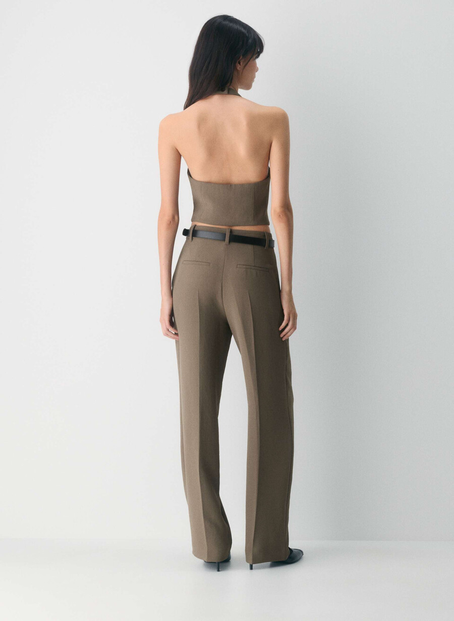 gilet vito - crepette cola taupe