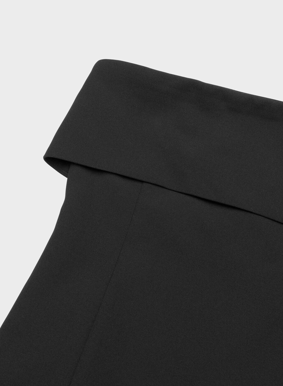 element tube top - ressential nero