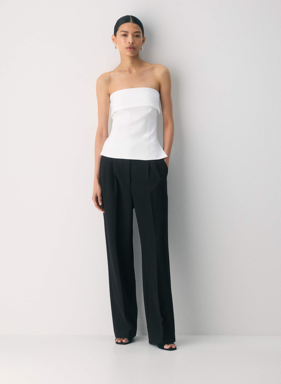 element tube top - ressential white