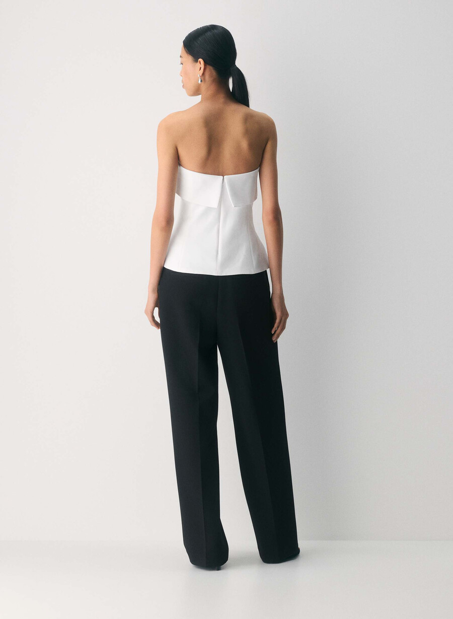 element tube top - ressential white