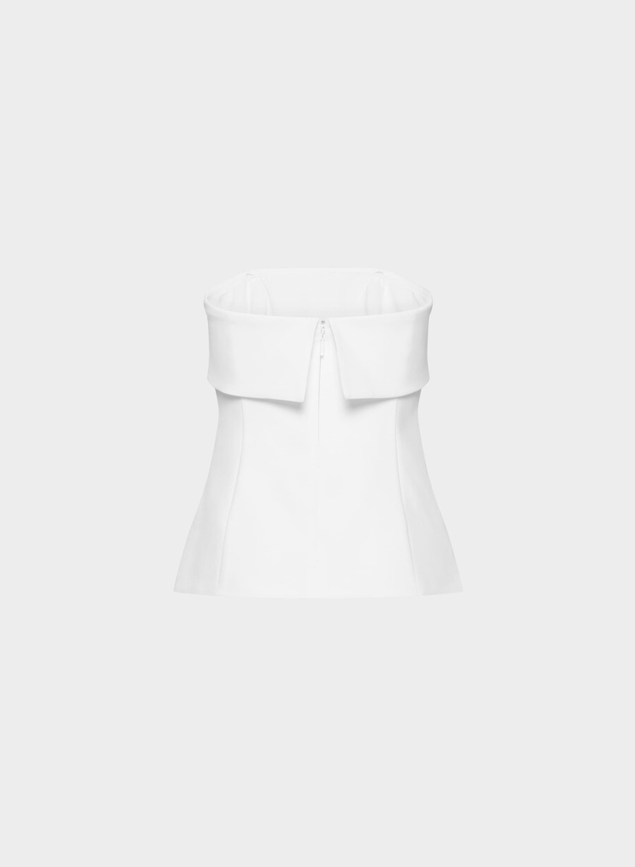 element tube top - ressential white