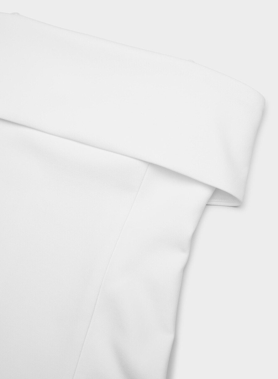 element tube top - ressential white