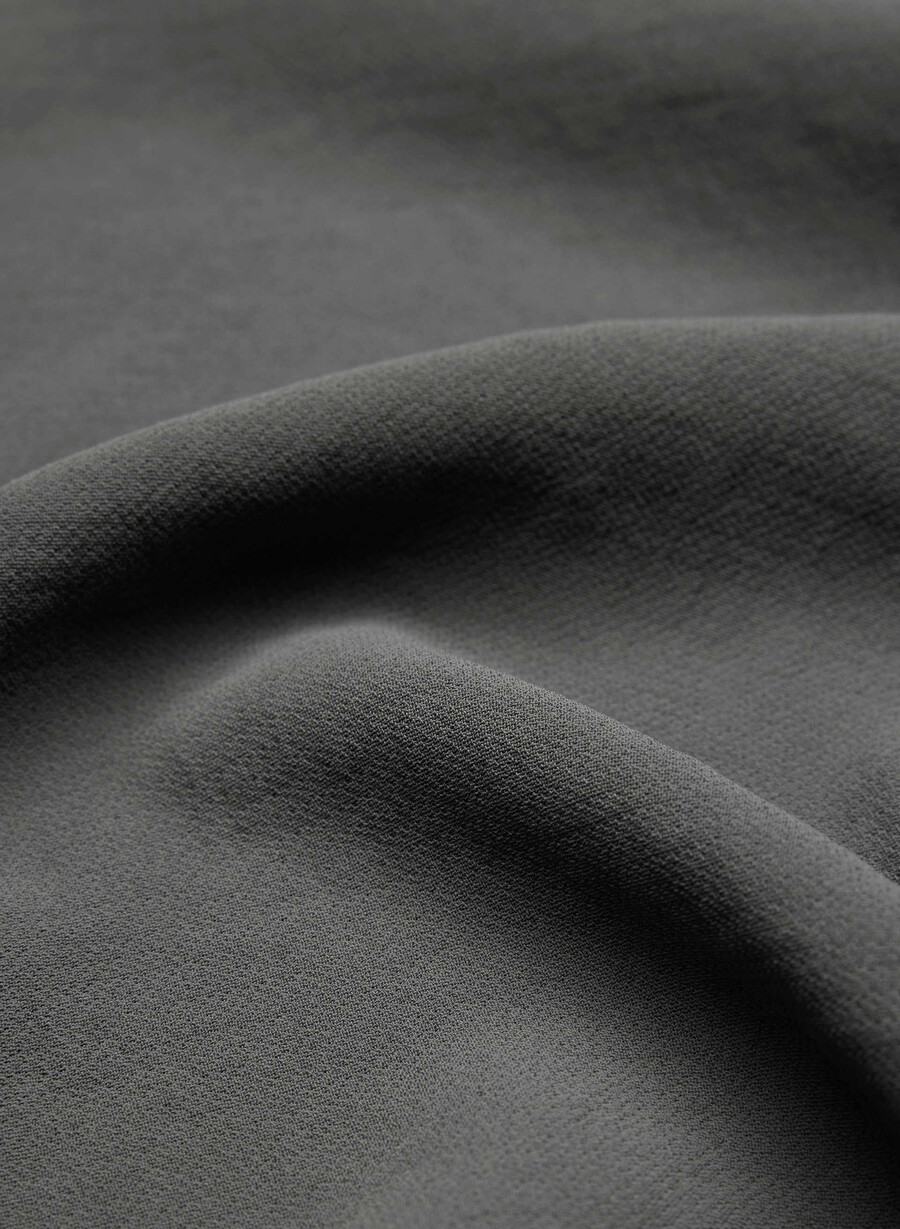 camicia freeform - crepette grigio carbone