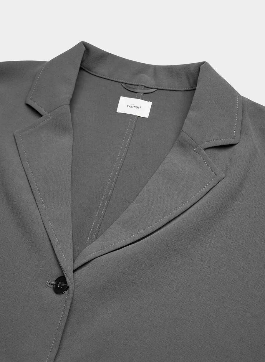 camicia freeform - crepette grigio carbone