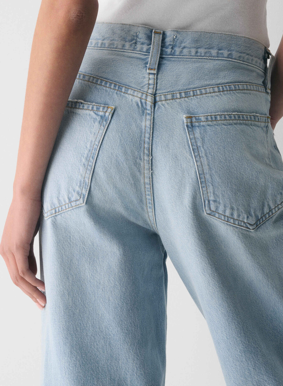 jeans larghi a vita bassa agolde spark