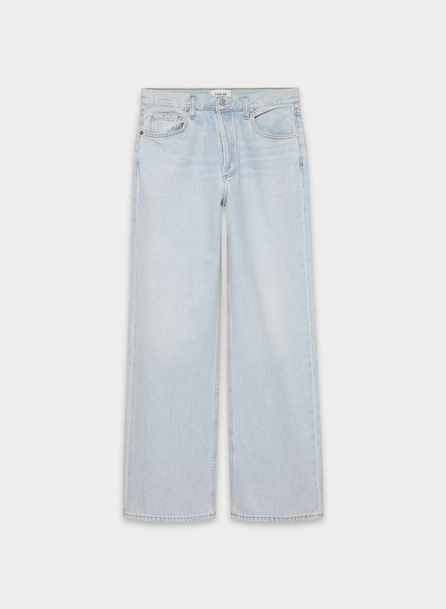 jeans larghi a vita bassa agolde spark