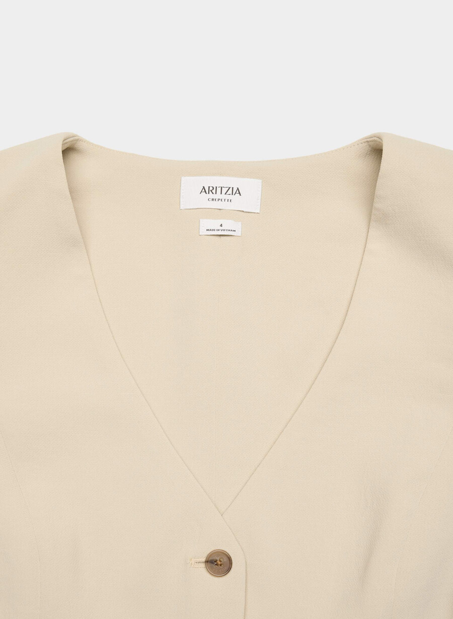 gilet pacino - crepette marcona beige