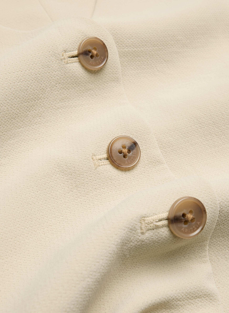gilet pacino - crepette marcona beige