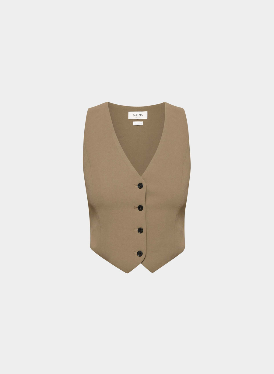 gilet pacino - crepette folio marrone
