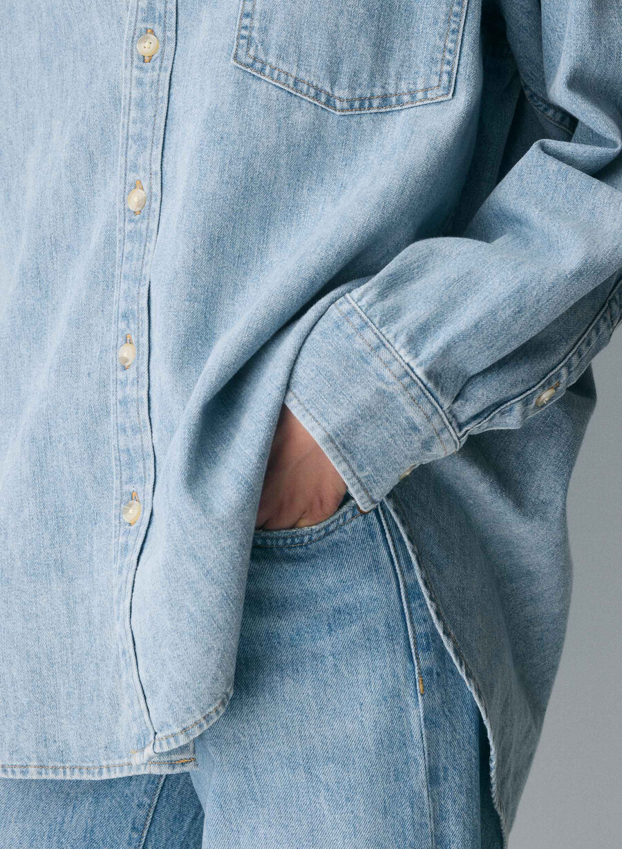 denim forum la comoda camicia in denim anni 80 7 yrs pctr ths bleu