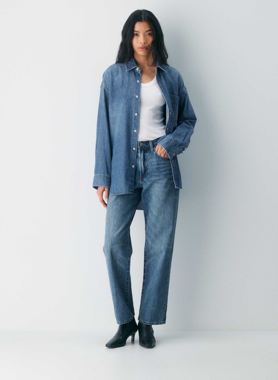 denim forum la comoda camicia in denim anni 80 5 anni kiss n tell bl