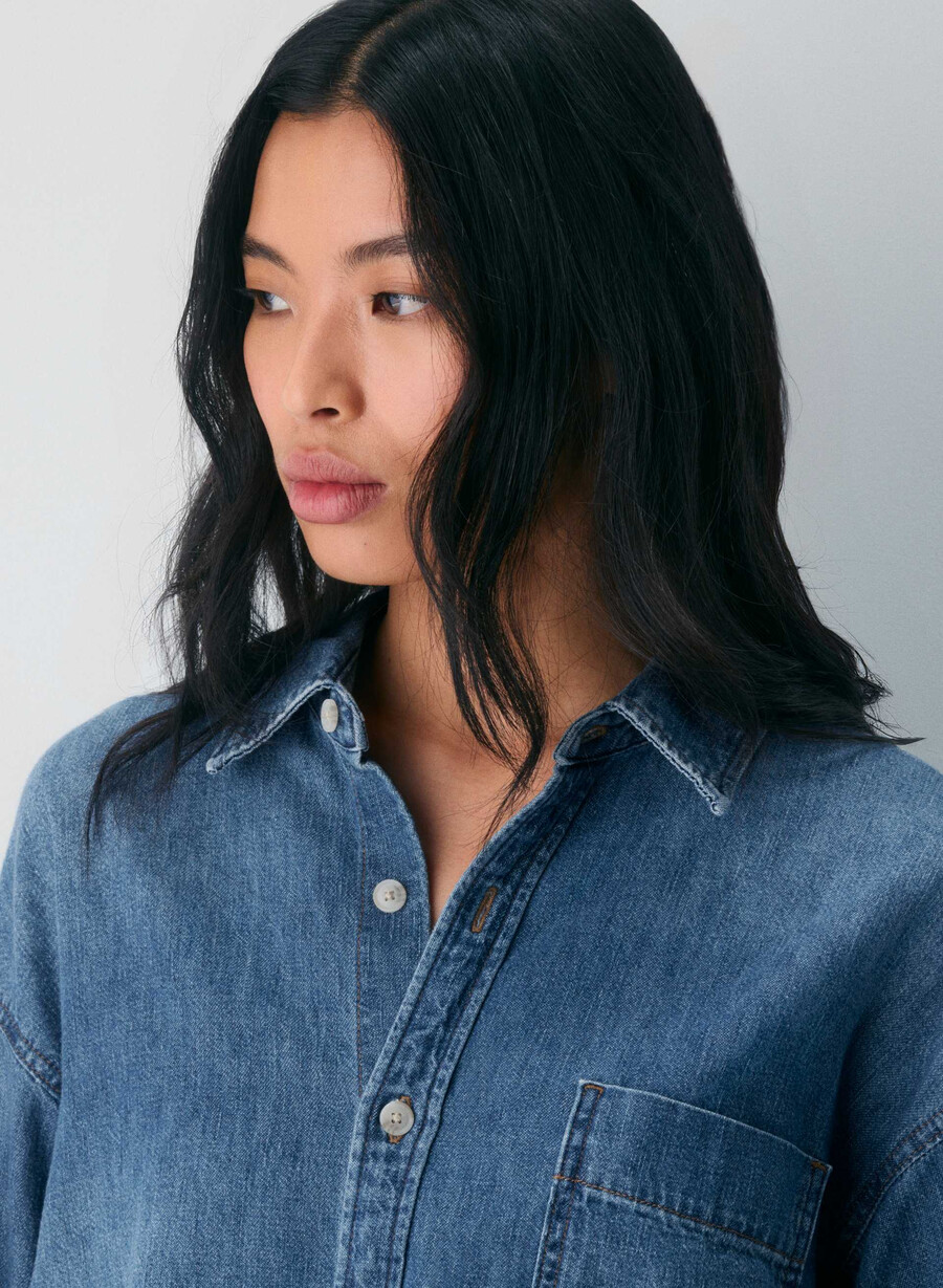 denim forum la comoda camicia in denim anni 80 5 anni kiss n tell bl