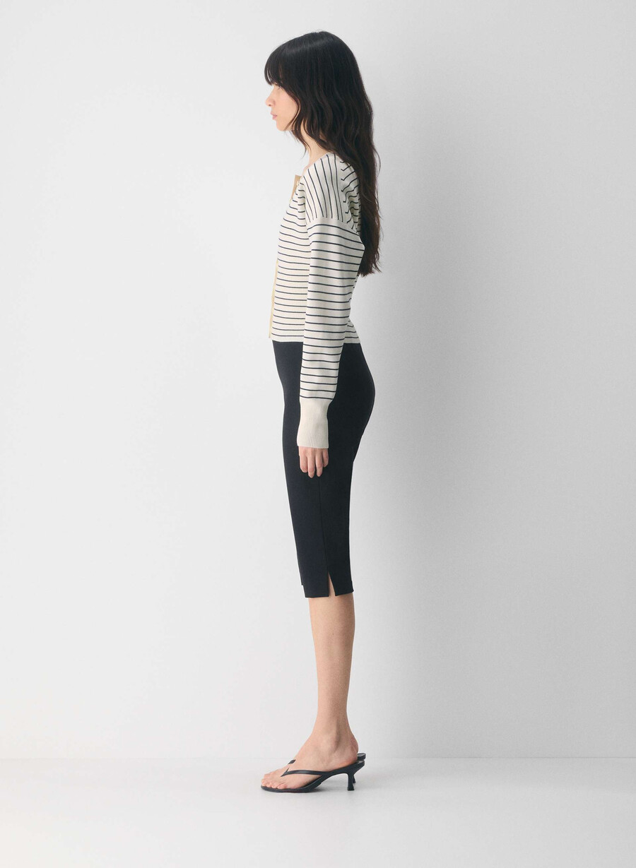 cardigan golightly - filato wonder lt birch admiral
