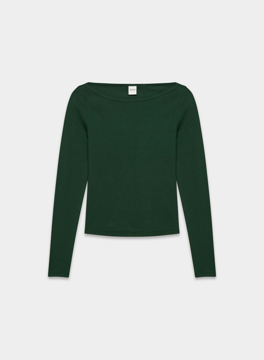 homestretch rib airwave boatneck longsleeve scarab