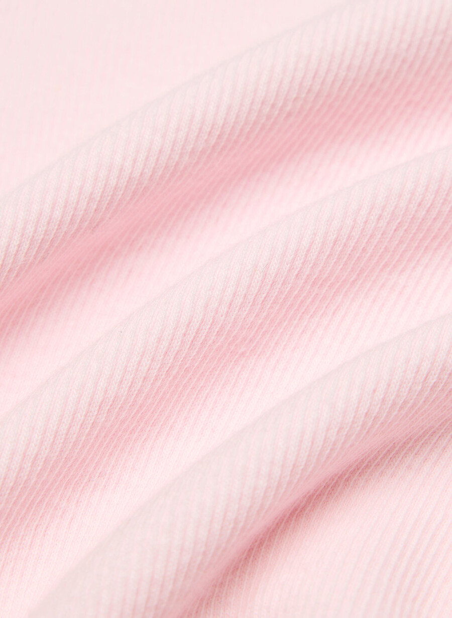 maglia a maniche lunghe con scollo a barca homestretch rib airwave villa pink