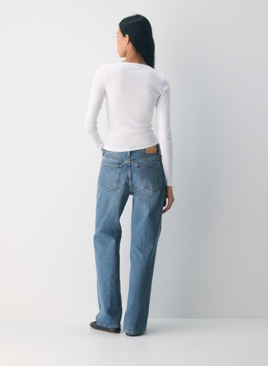 homestretch rib acoustic longsleeve bianco