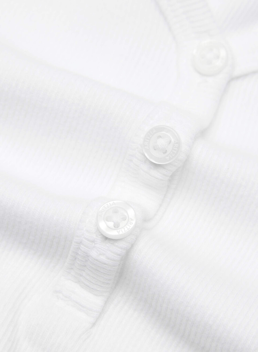 homestretch rib acoustic longsleeve bianco