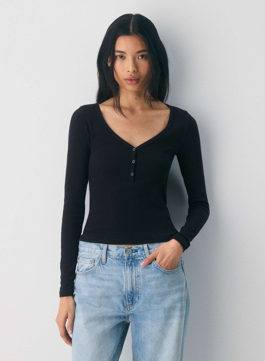 homestretch rib acoustic longsleeve heather chrome