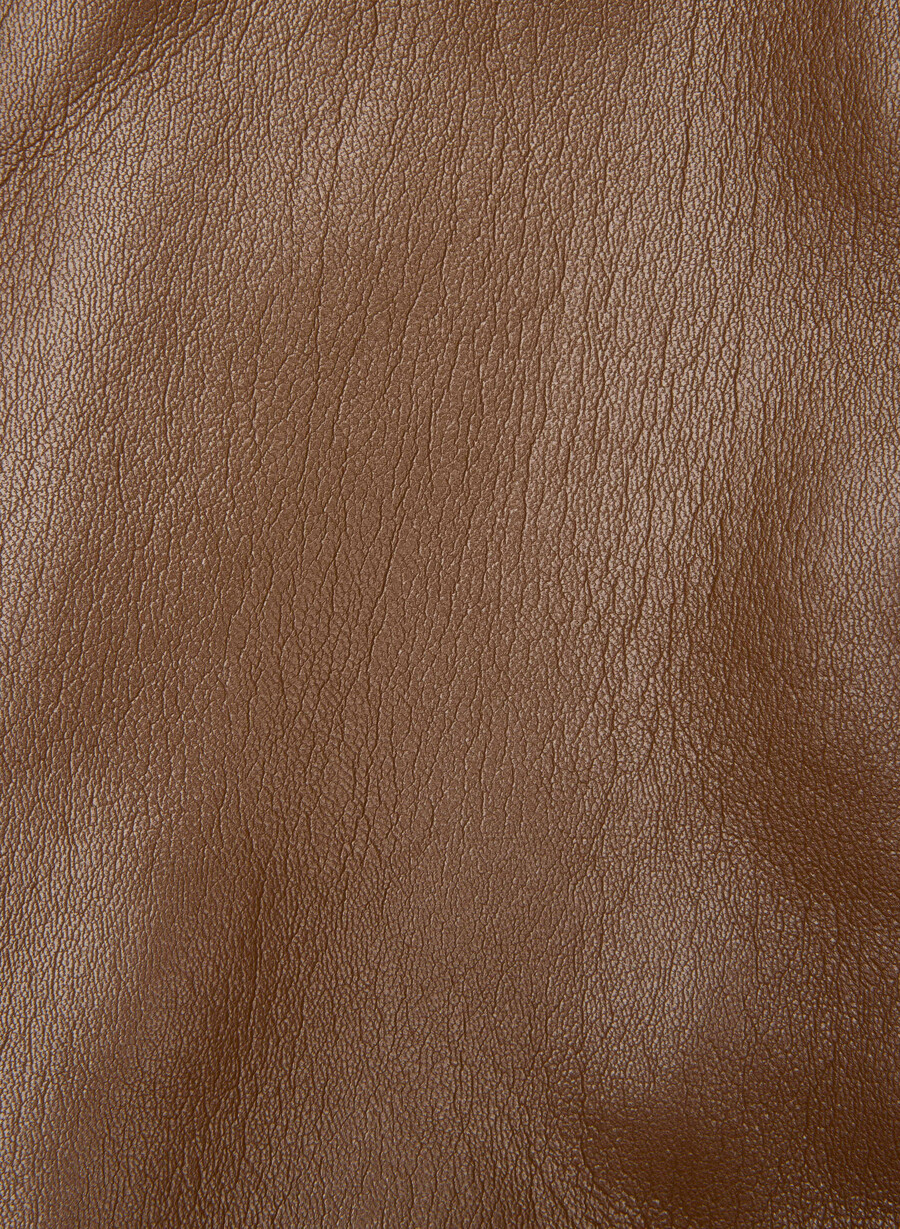 giacca falcon - unreal leather marrone cioccolato