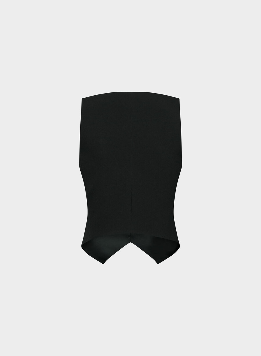 deniro vest - ressential rich mocha brown