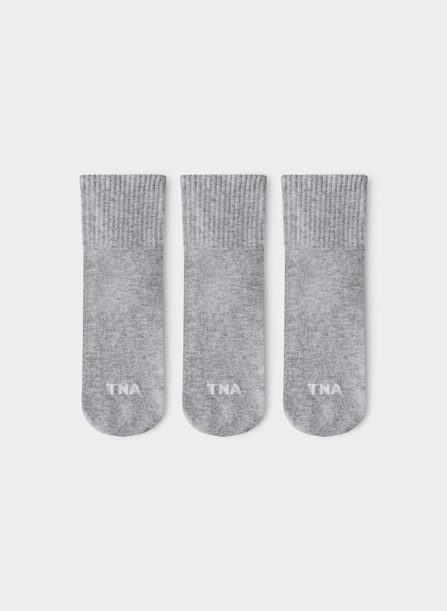 calzini alla caviglia best-ever confezione da 5 colore heather chrome
