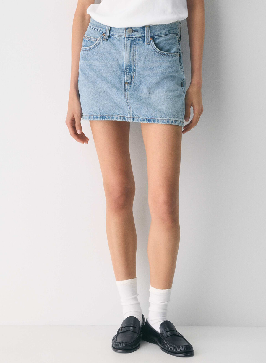 denim forum gonna in denim ricci anni 90 7 yrs bleu taboo