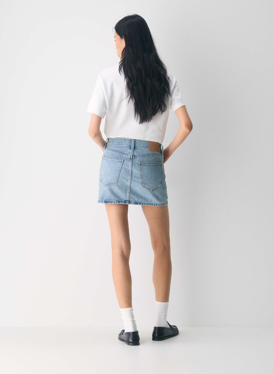 denim forum gonna in denim ricci anni 90 7 yrs bleu taboo