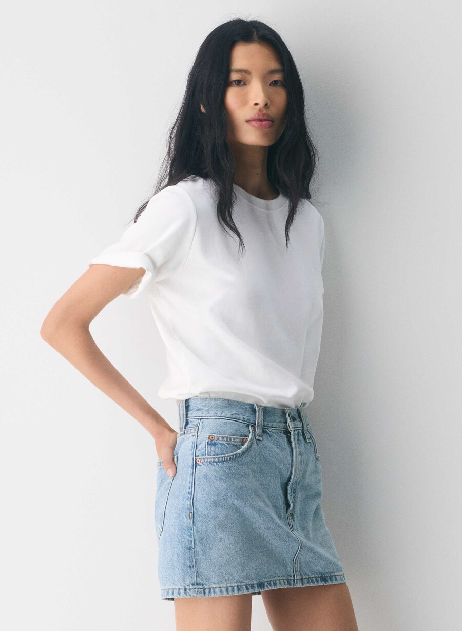 denim forum gonna in denim ricci anni 90 7 yrs bleu taboo