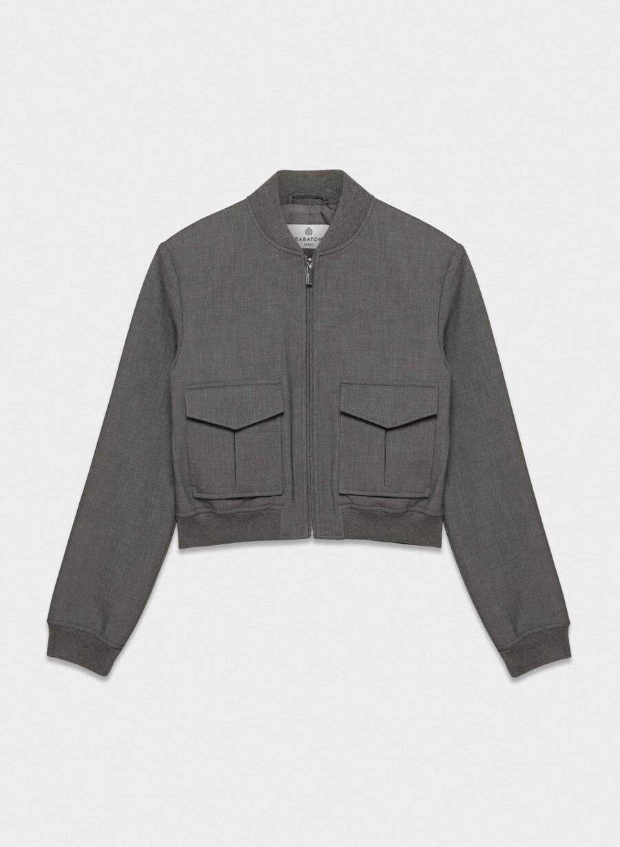 succession bomber - ressential heather charcoal