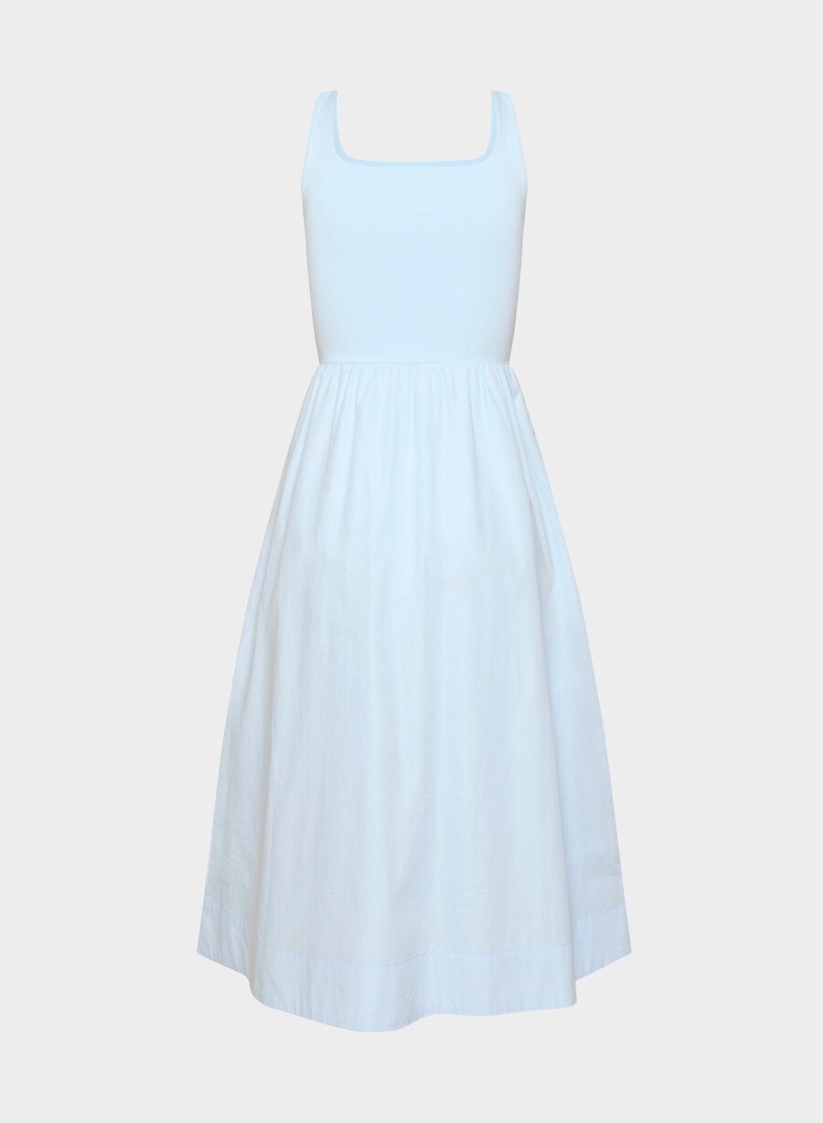 abito in popeline revive villa blue