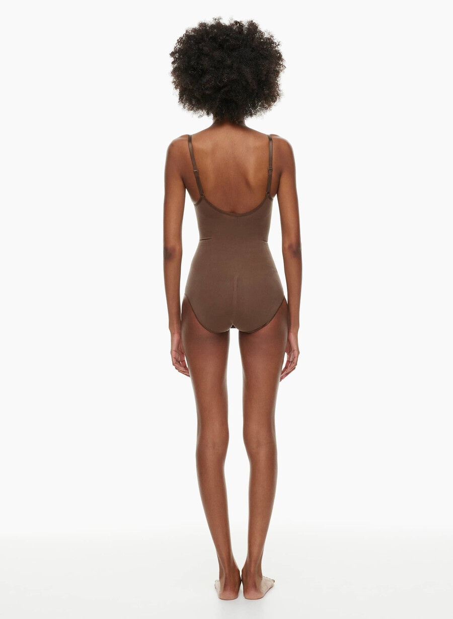 body senza cuciture shapeenhance con coppe intere cocoa bean