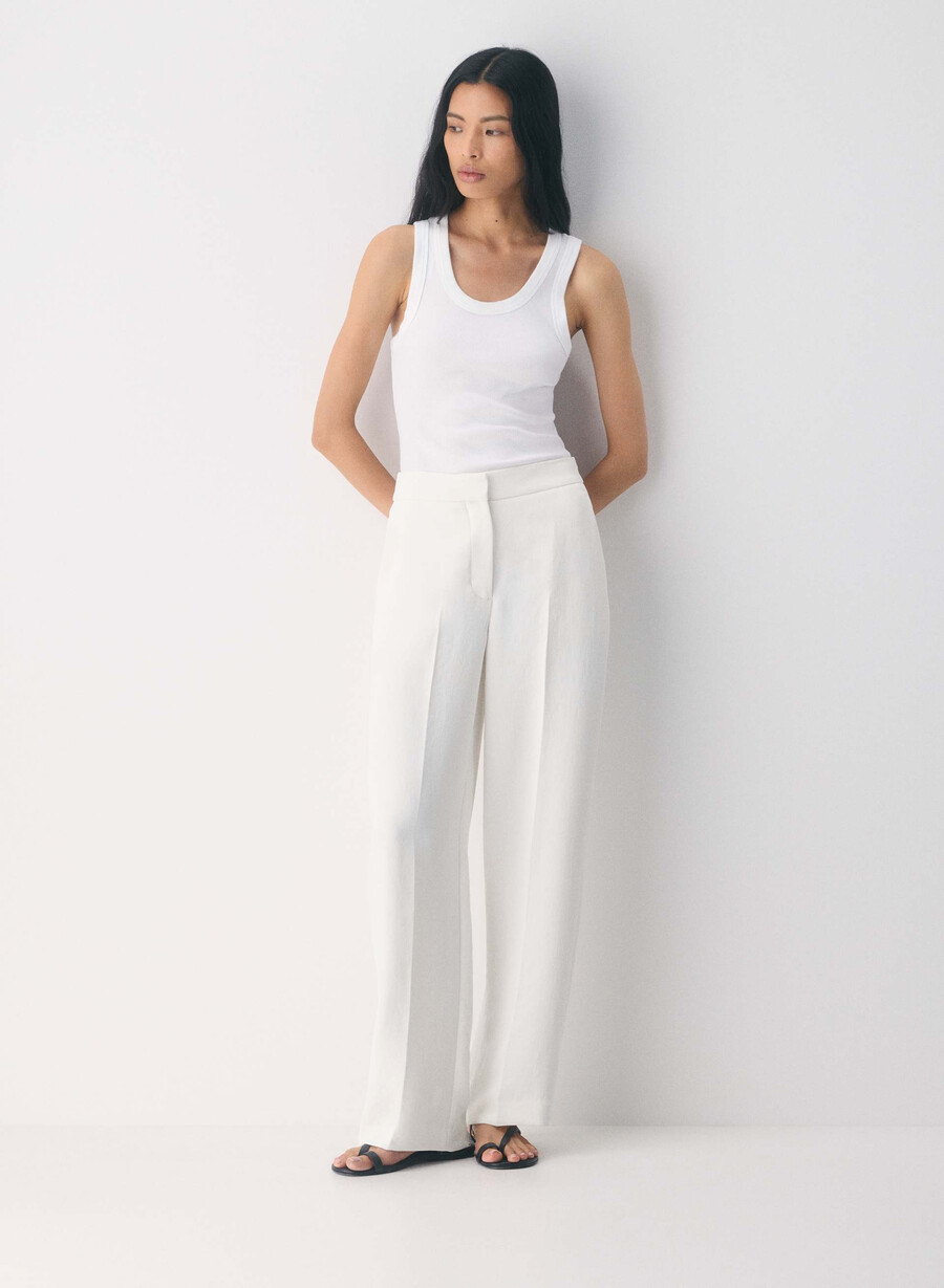 the limitless pant - crepette light birch