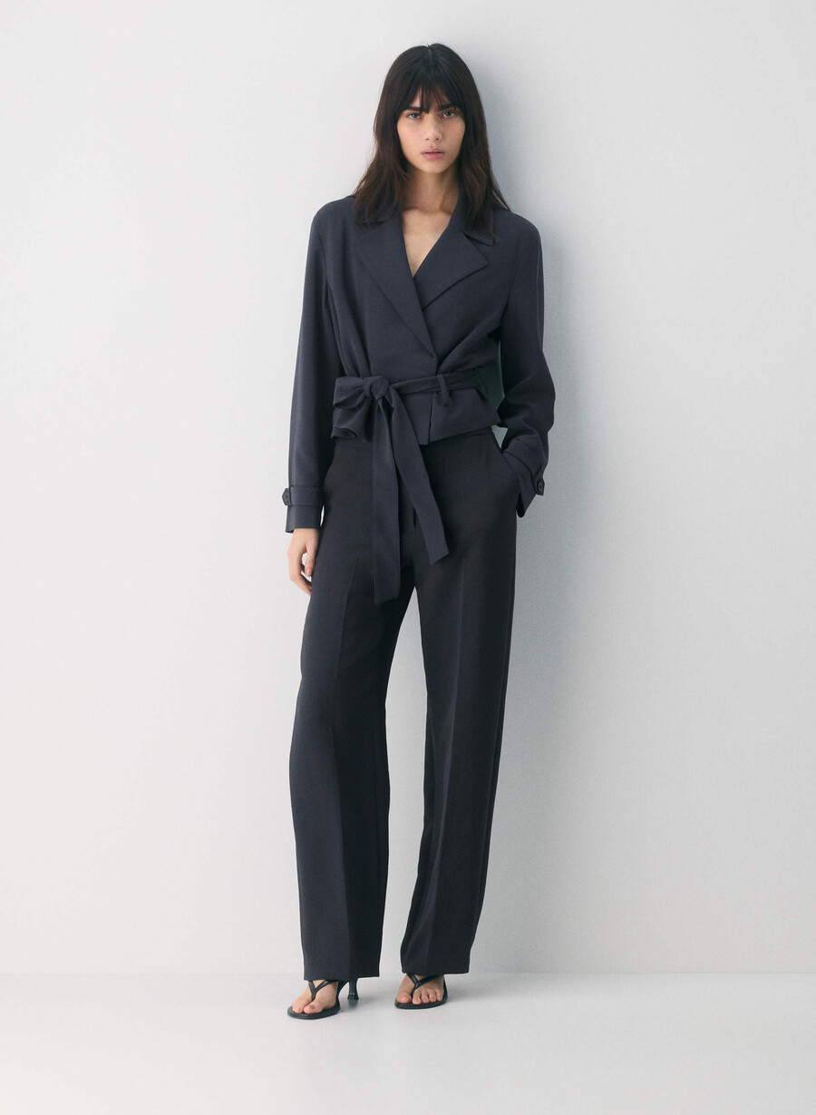 the limitless pant - crepette dark navy