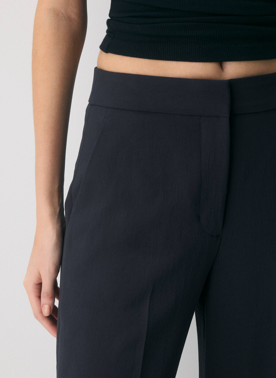 the limitless pant - crepette dark navy