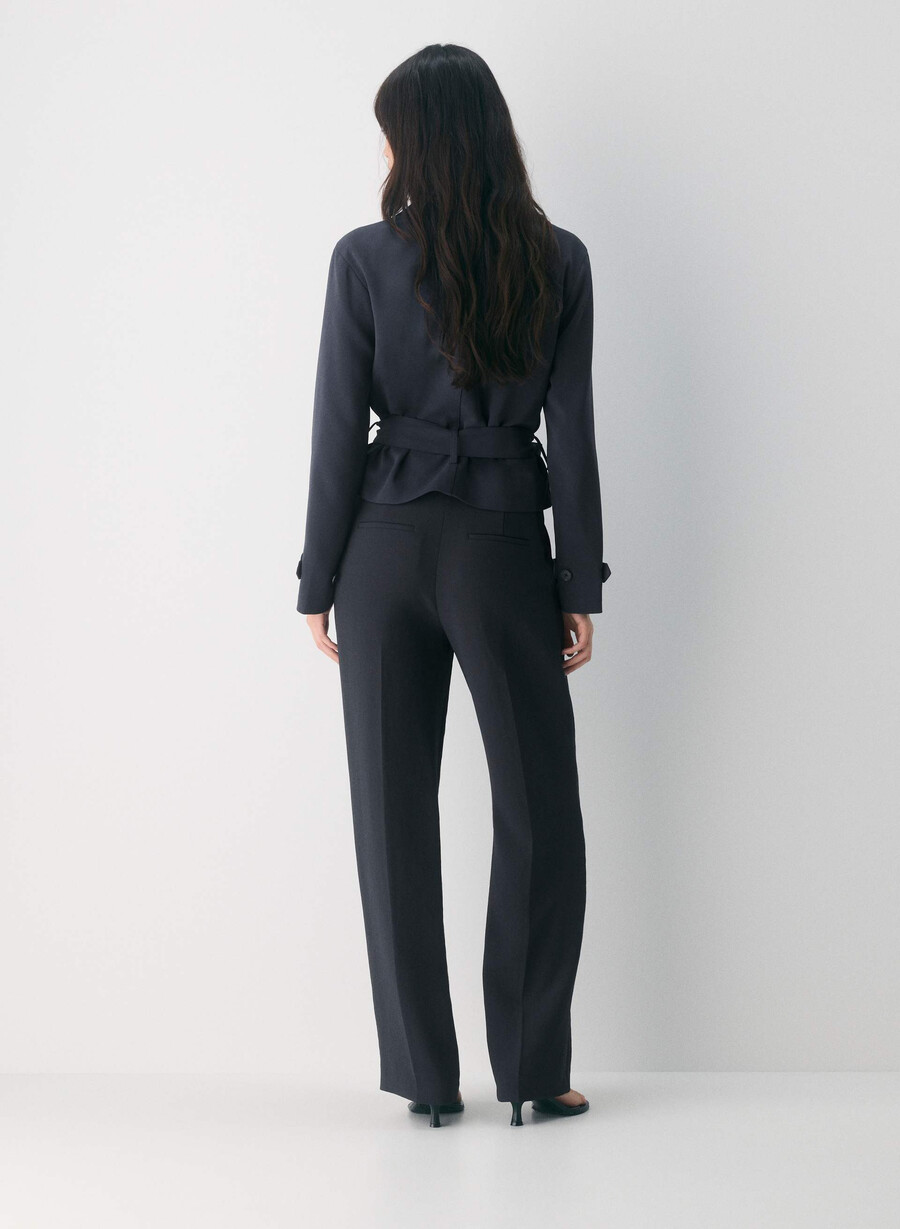 the limitless pant - crepette dark navy
