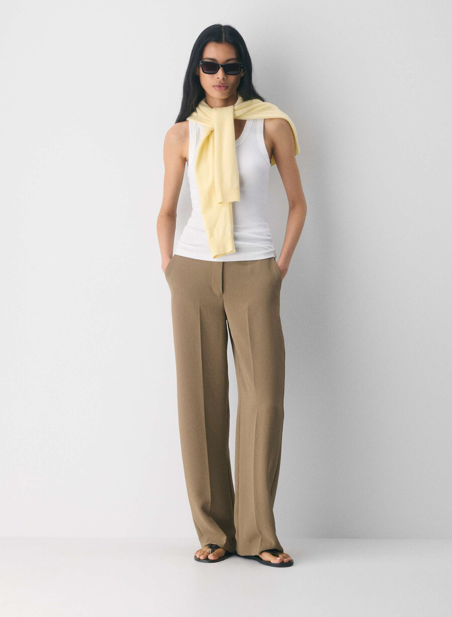 the limitless pant - crepette folio brown
