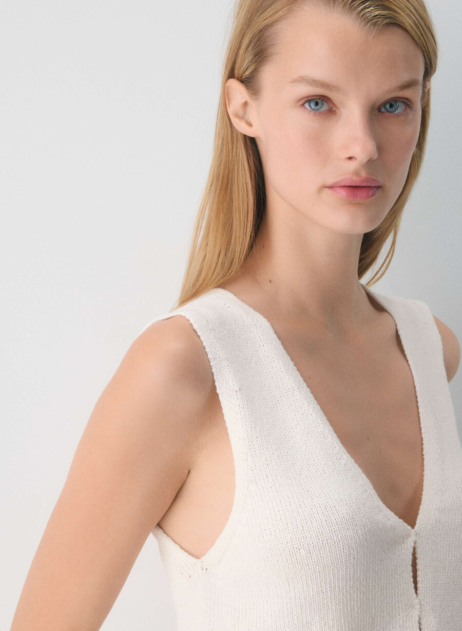 gilet basco betulla chiara