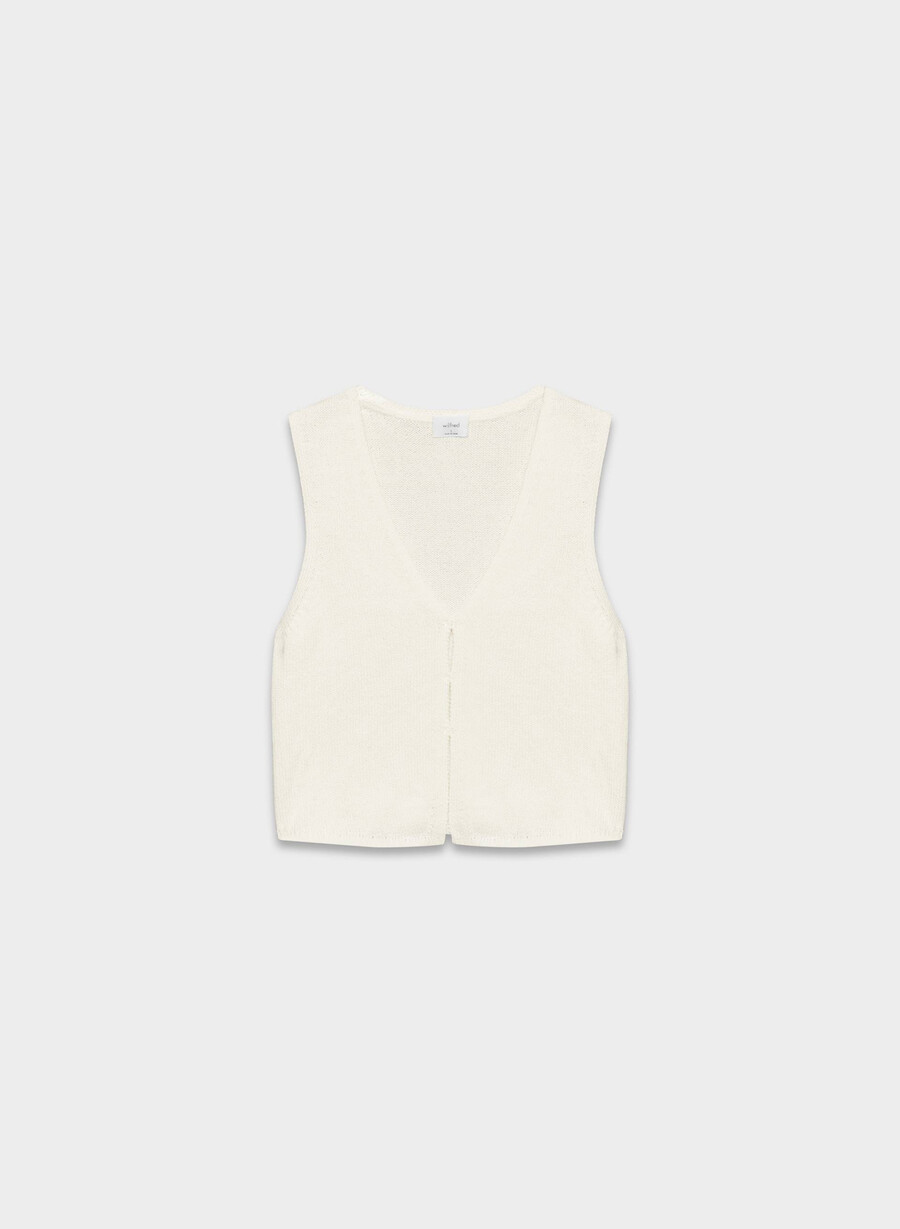 gilet basco betulla chiara