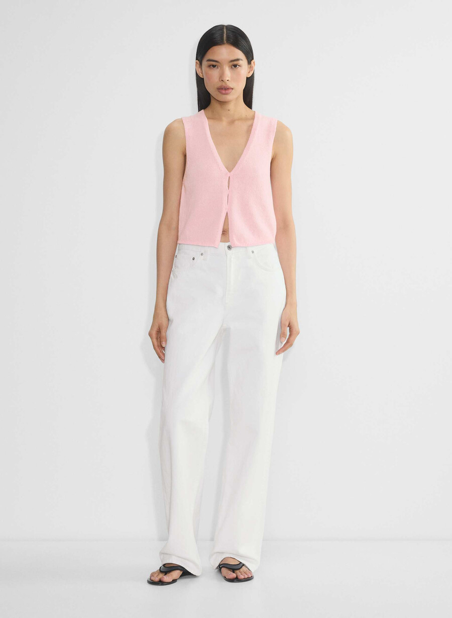 gilet basco villa pink