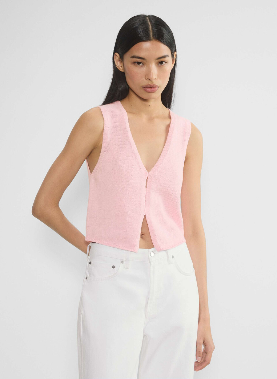 gilet basco villa pink
