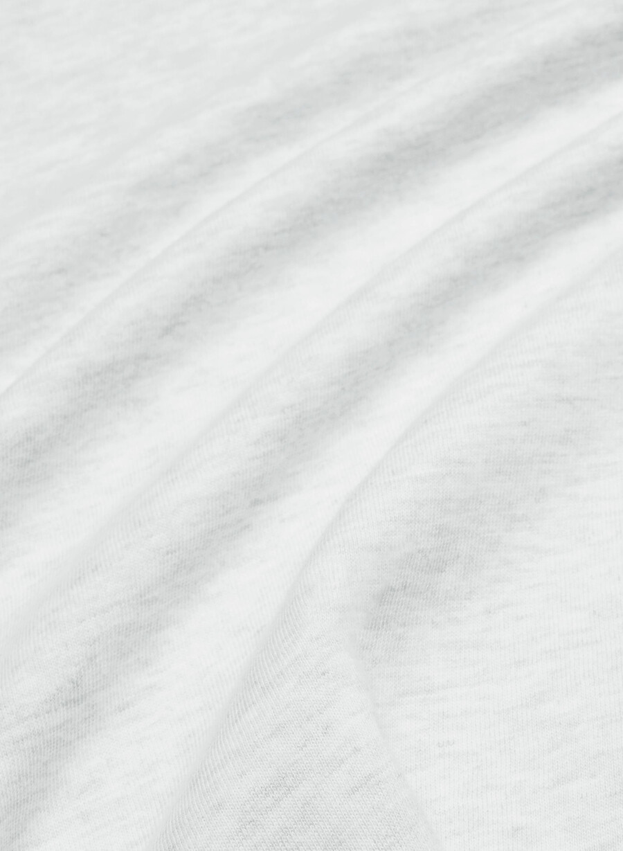maglietta da ciclista soft feels heather cloud white