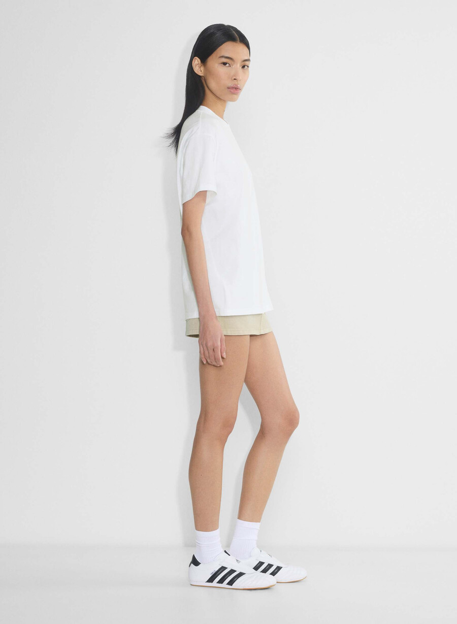 maglietta da ciclista soft feels heather cloud white