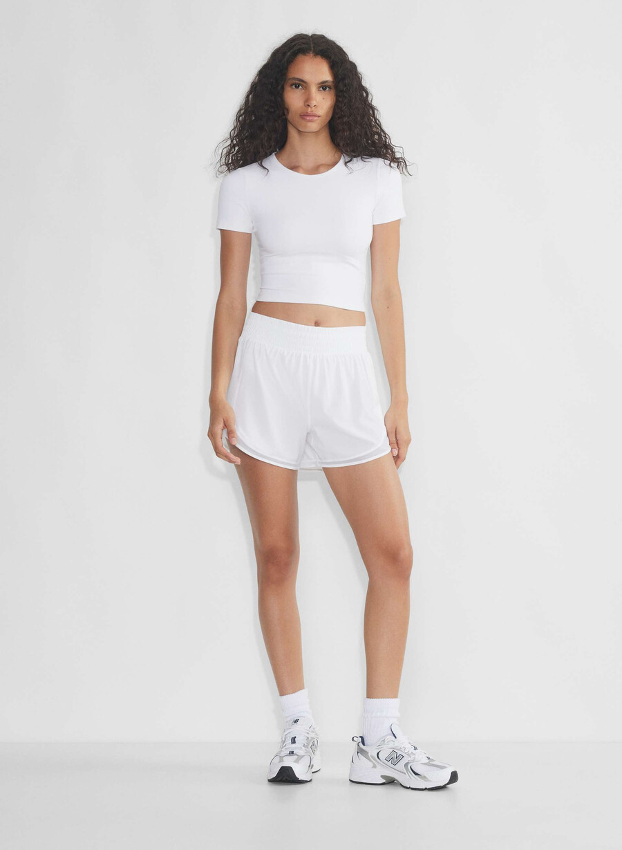 movetech legacy hi-rise 4 short bianco