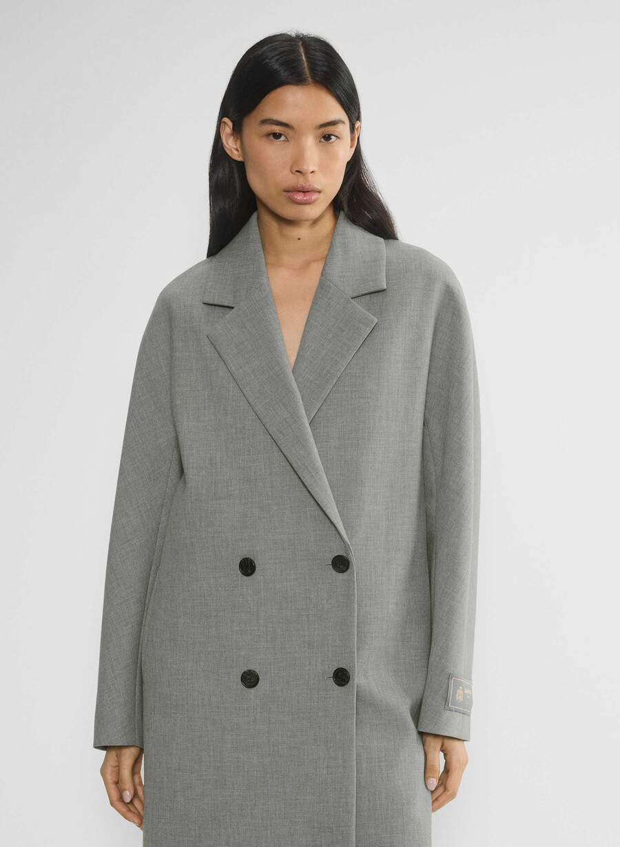 cappotto the slouch - ressential heather dark grey