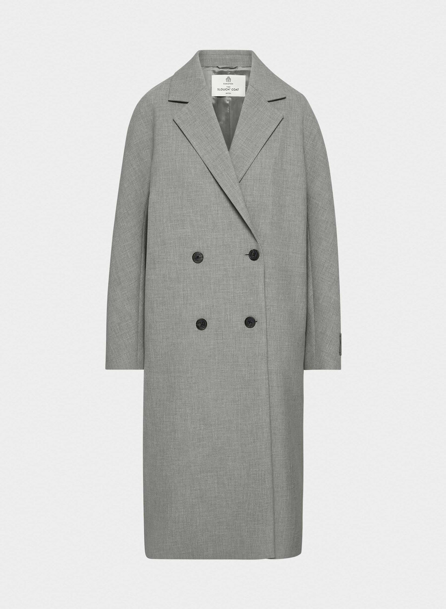 cappotto the slouch - ressential heather dark grey